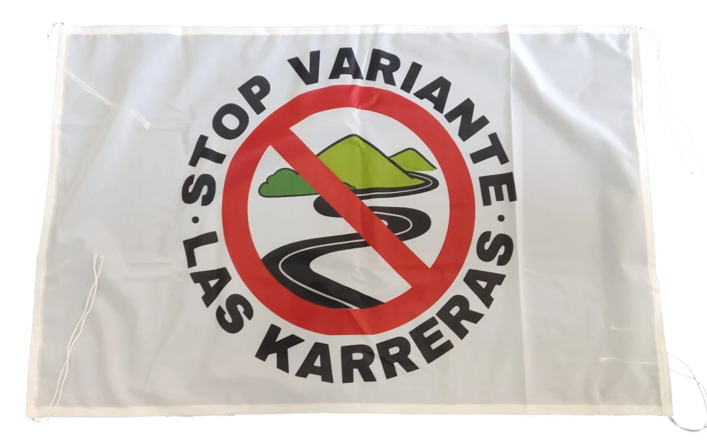 bandera stop variante de las Carreras